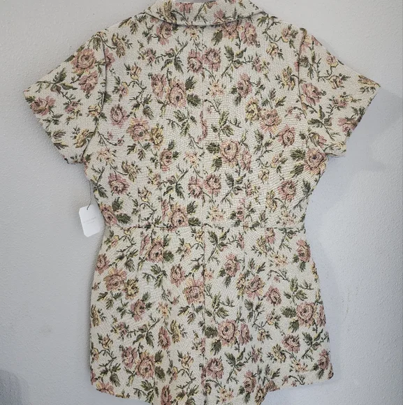 New with tags altard state floral tapestry romper - Picture 2 of 3